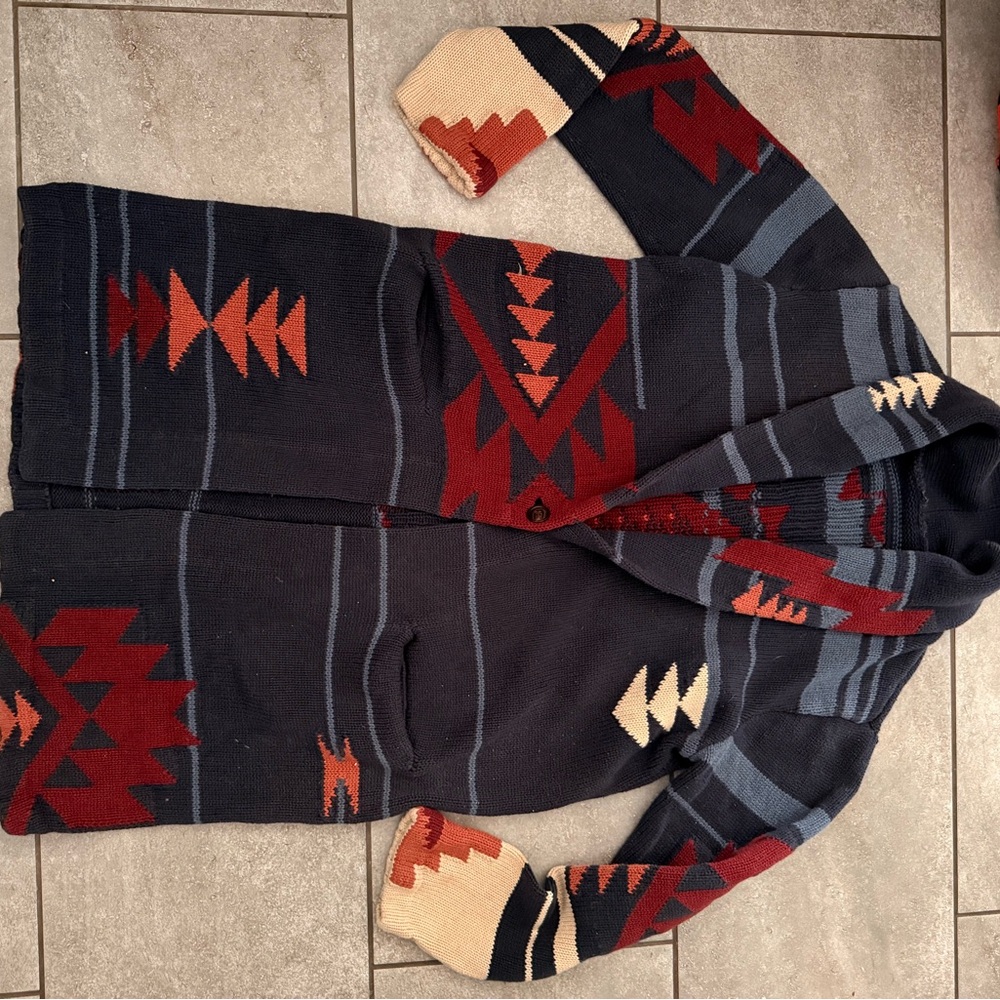 Pendleton Tribal Patterned Knit Cardigan - image 6